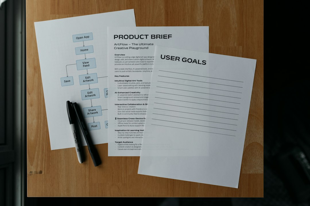 Standards and guidelines documents on a desk, one with a competency flowchart